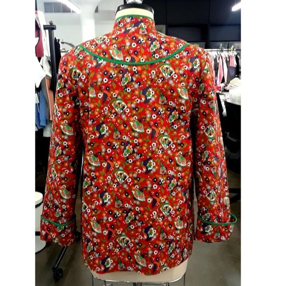 Japanese Ditsy Floral Long Sleeve button up JKT - Picture 3 of 7